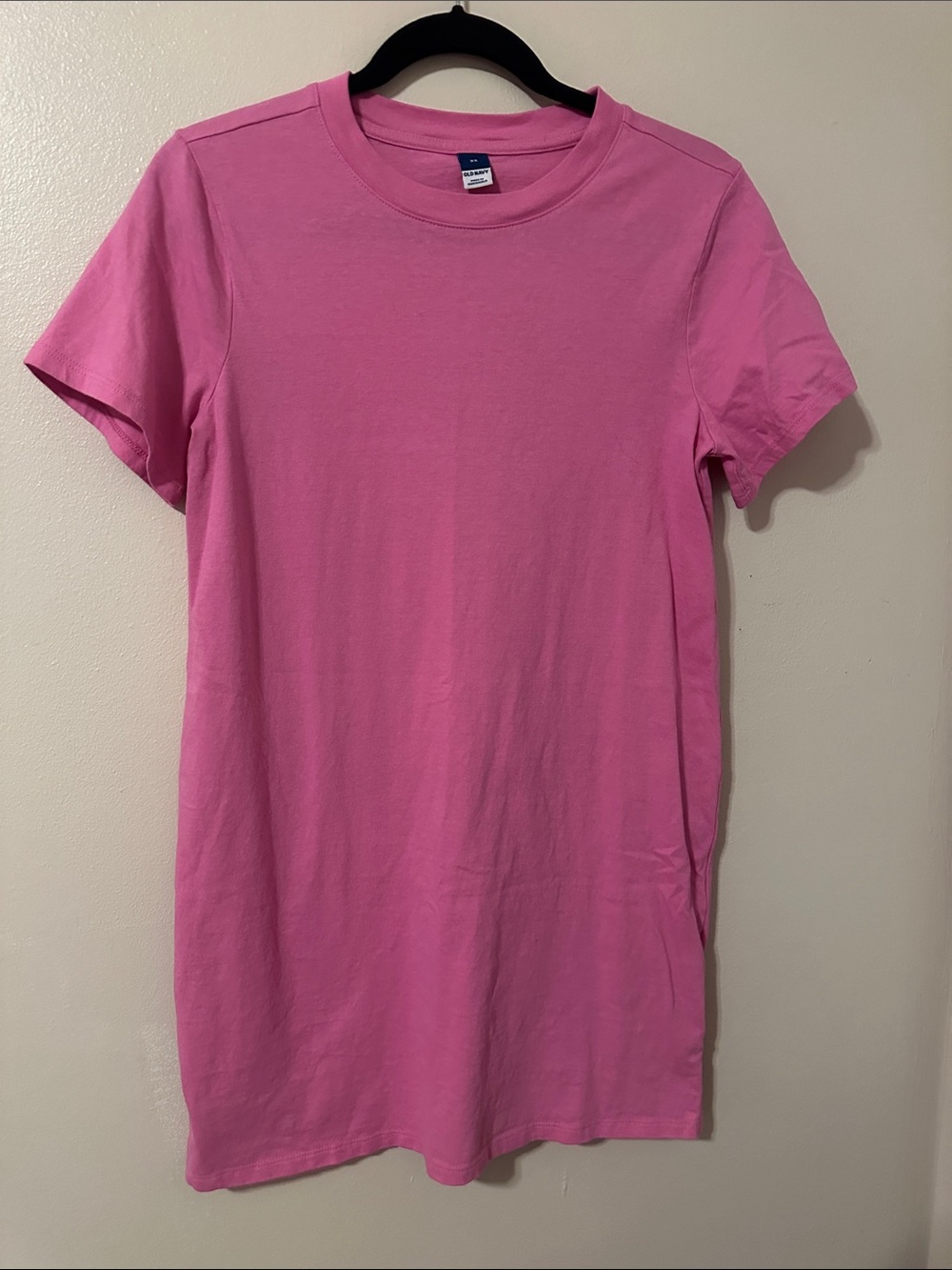 Plain Hot Pink Crewneck Tee